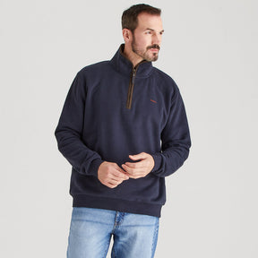 Ridgeline Men's Brancaster 1/4 Zip Top – Navy