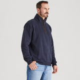Ridgeline Men's Brancaster 1/4 Zip Top – Navy