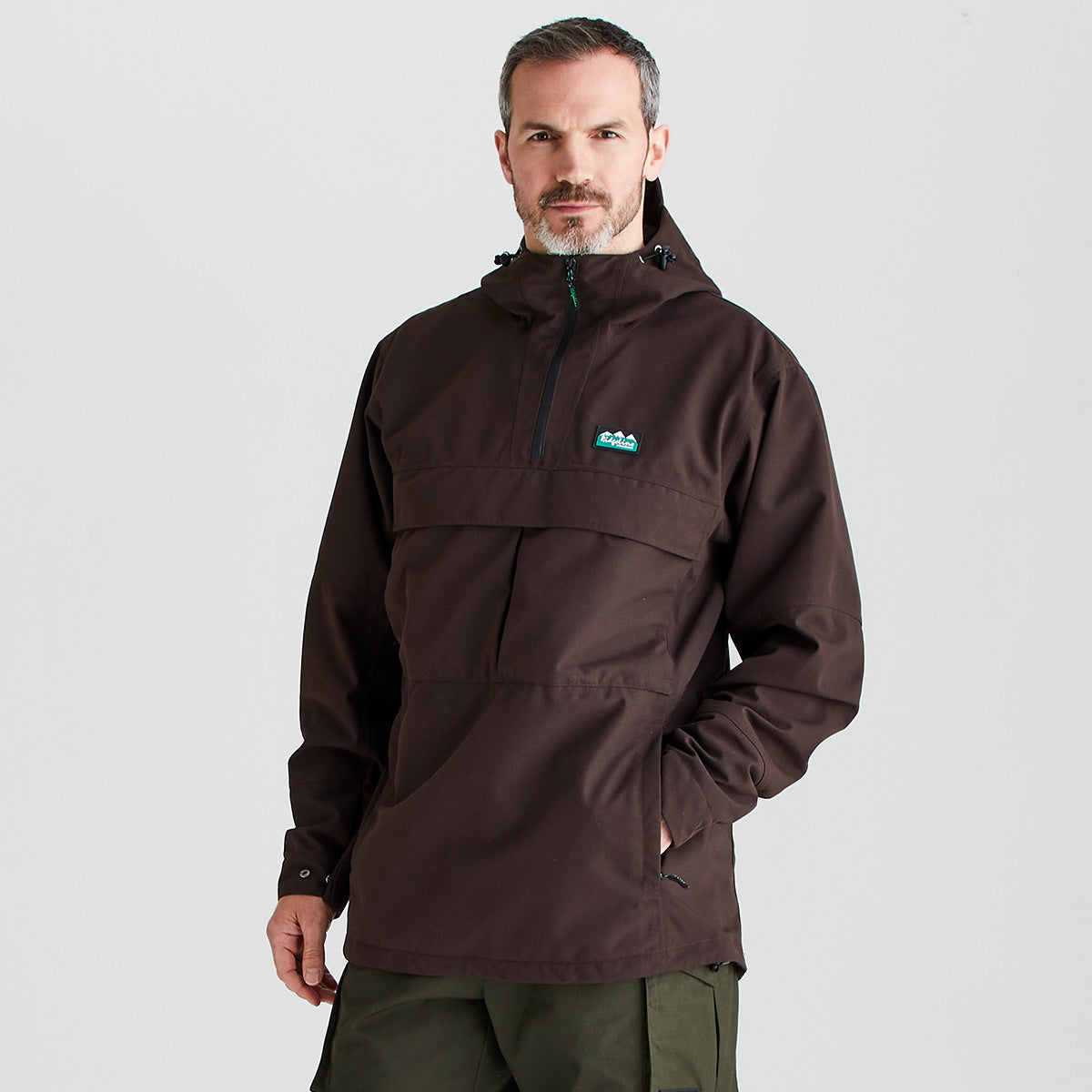 Ridgeline Men's Cambrian Smock – Deep Bark
