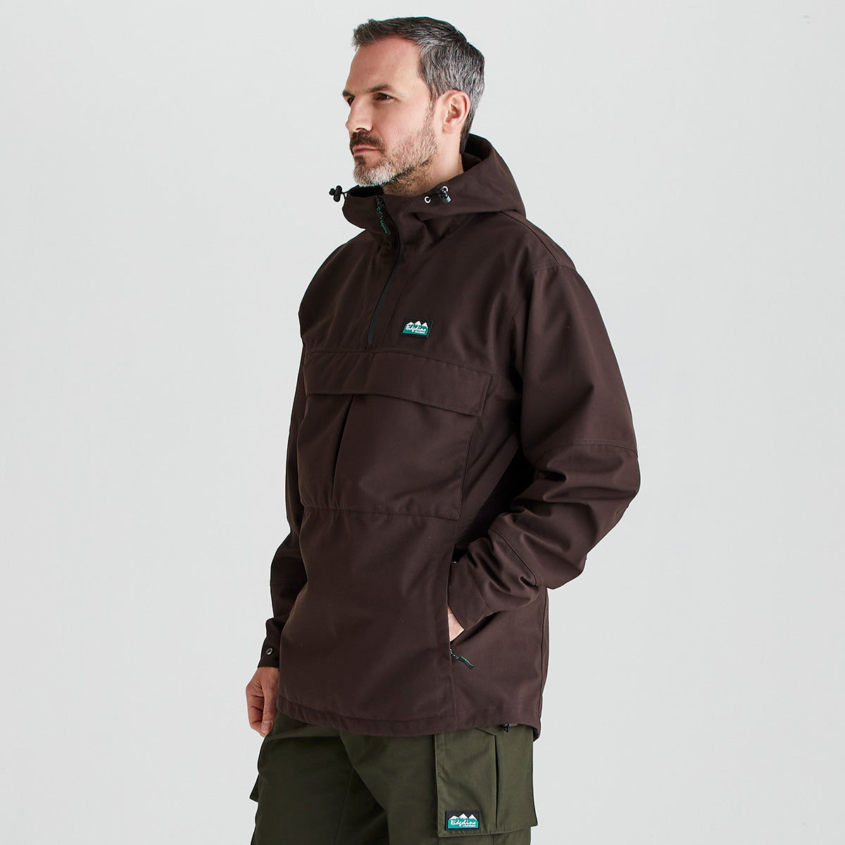 Ridgeline Men's Cambrian Smock – Deep Bark