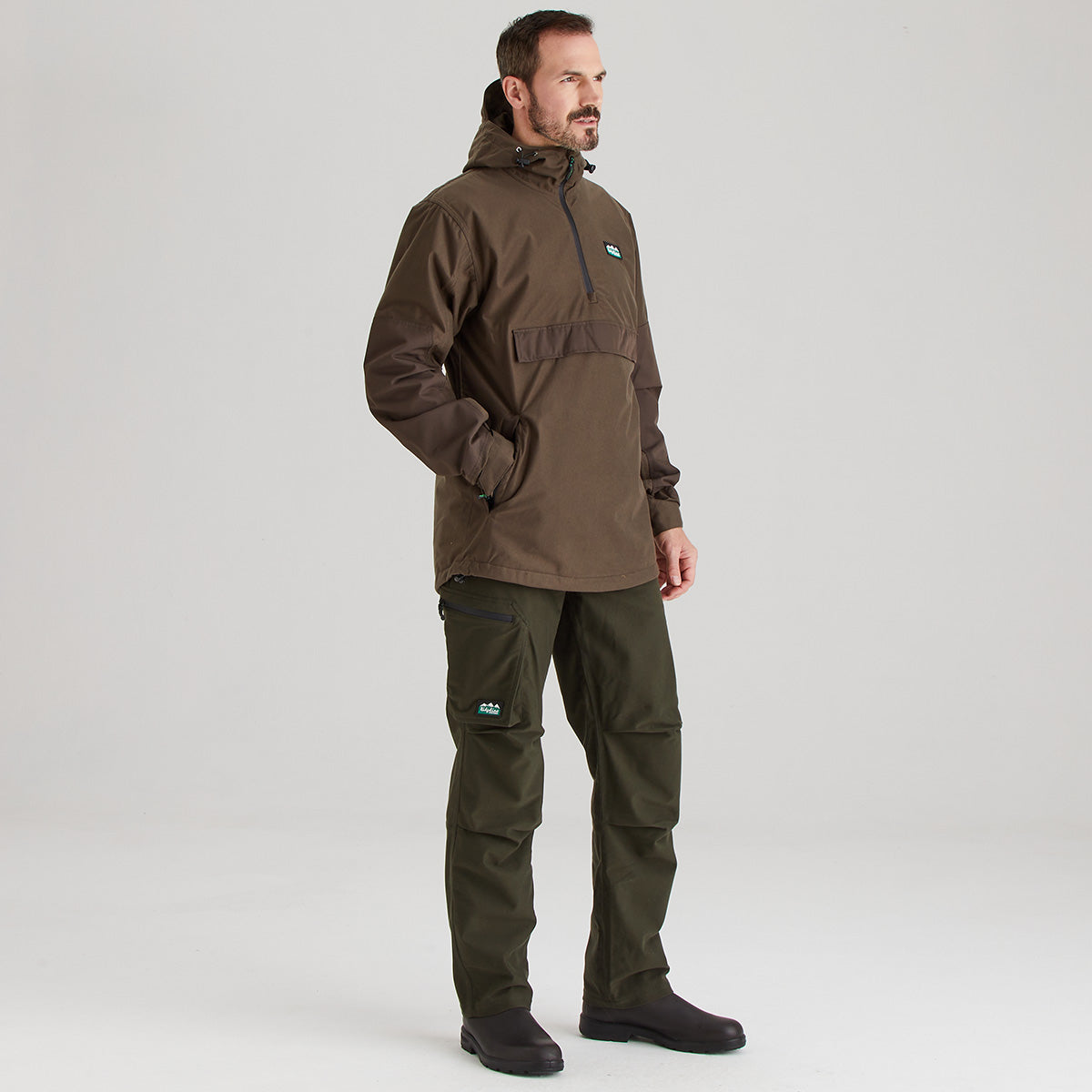 Ridgeline Men's Pintail Ghillie Smock – Bark