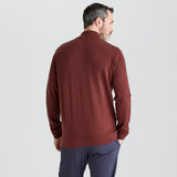 Ridgeline Men's Hartland 1/4 Zip Knit – Oxblood