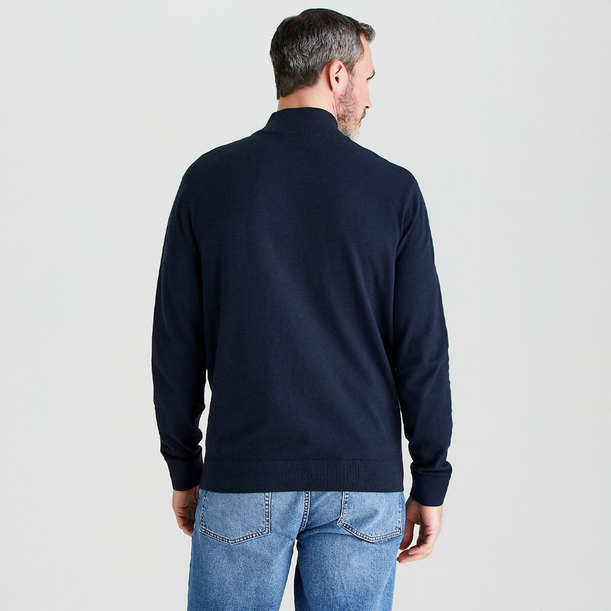 Ridgeline Men's Hartland 1/4 Zip Knit – Navy