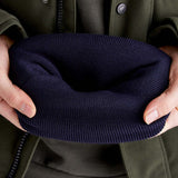 Ridgeline Heritage Fine Knit Beanie – Navy