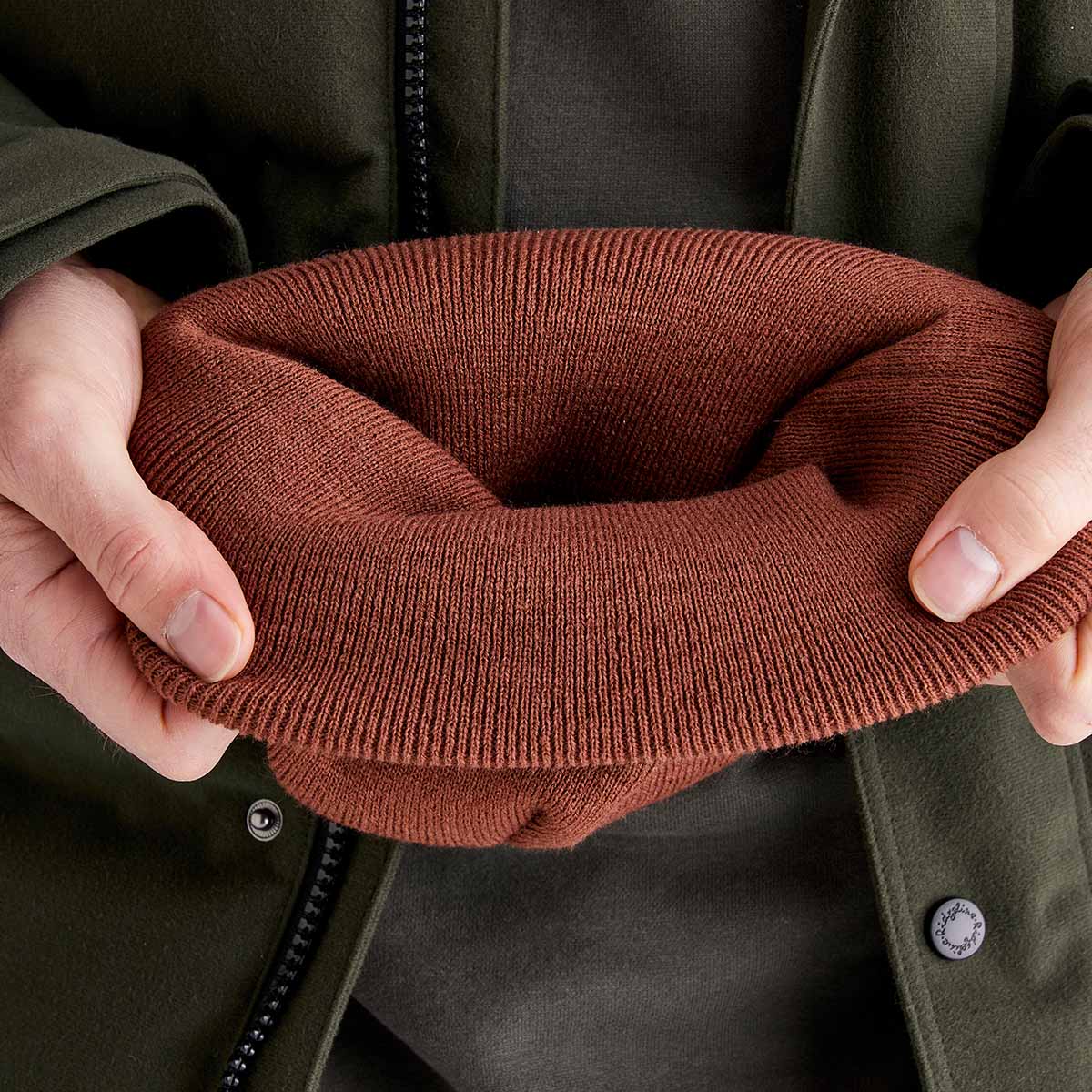 Ridgeline Heritage Fine Knit Beanie – Nutmeg
