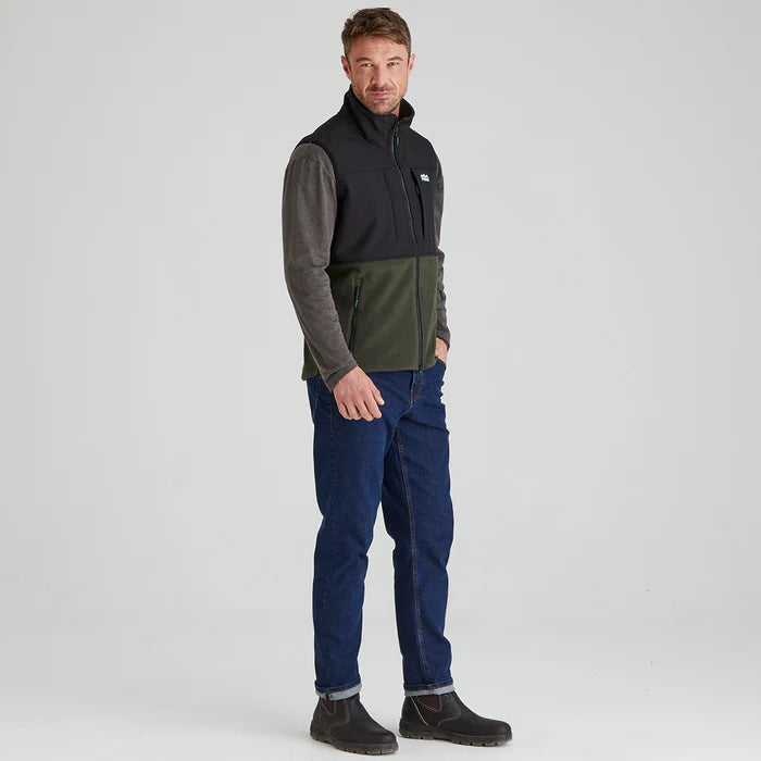 Men's Hybrid Vest Deep Forest