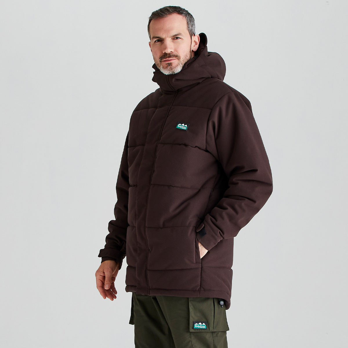 Ridgeline Men's Tundra Thermal Jacket – Deep Bark