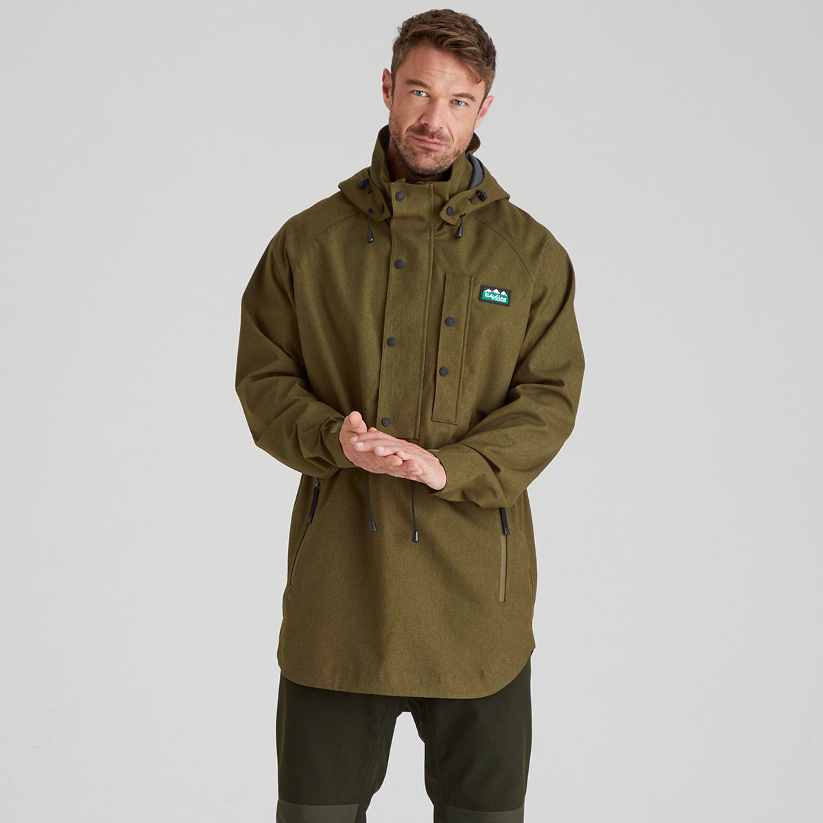 Ridgeline Men's Monsoon Light Smock – Teak