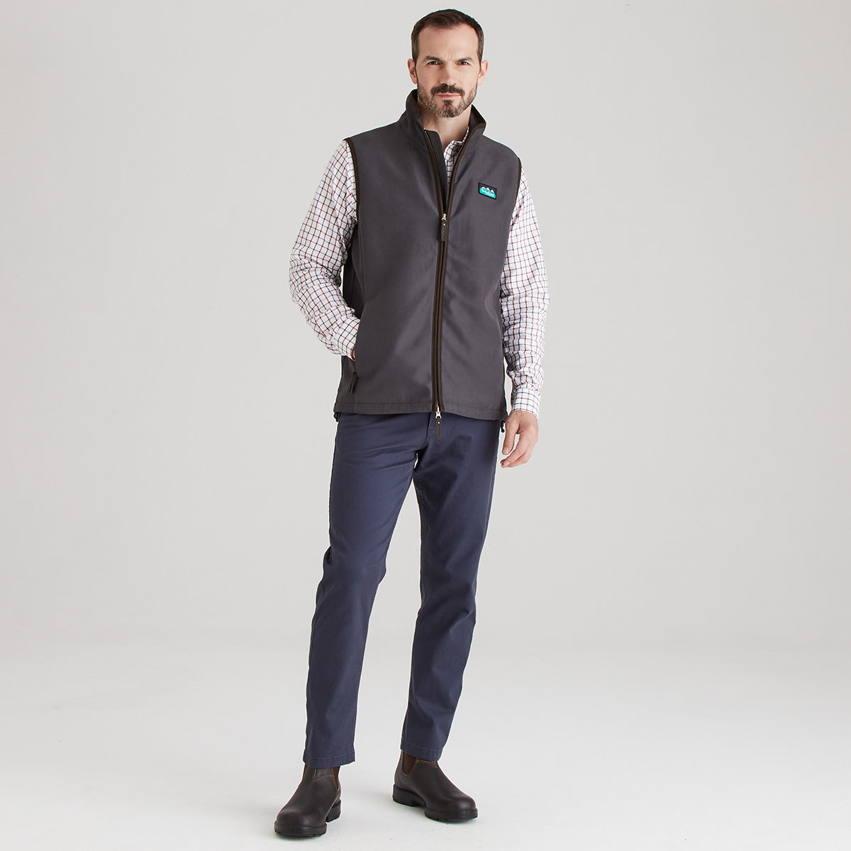 Ridgeline Men's Monarch Gilet – Shale