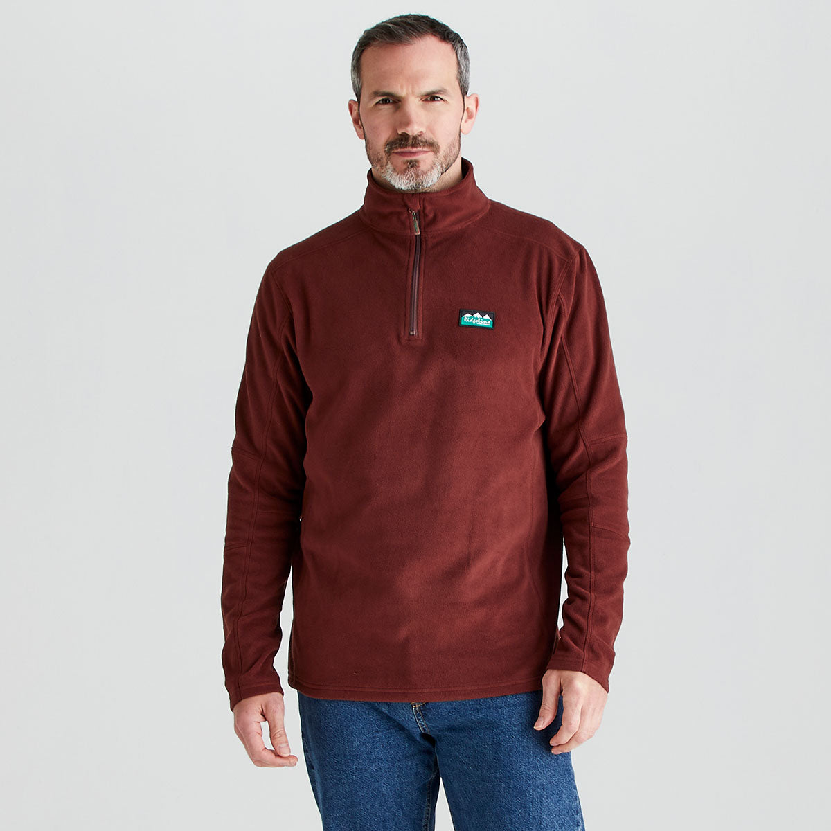 Ridgeline Men's Narvik Fleece – Oxblood