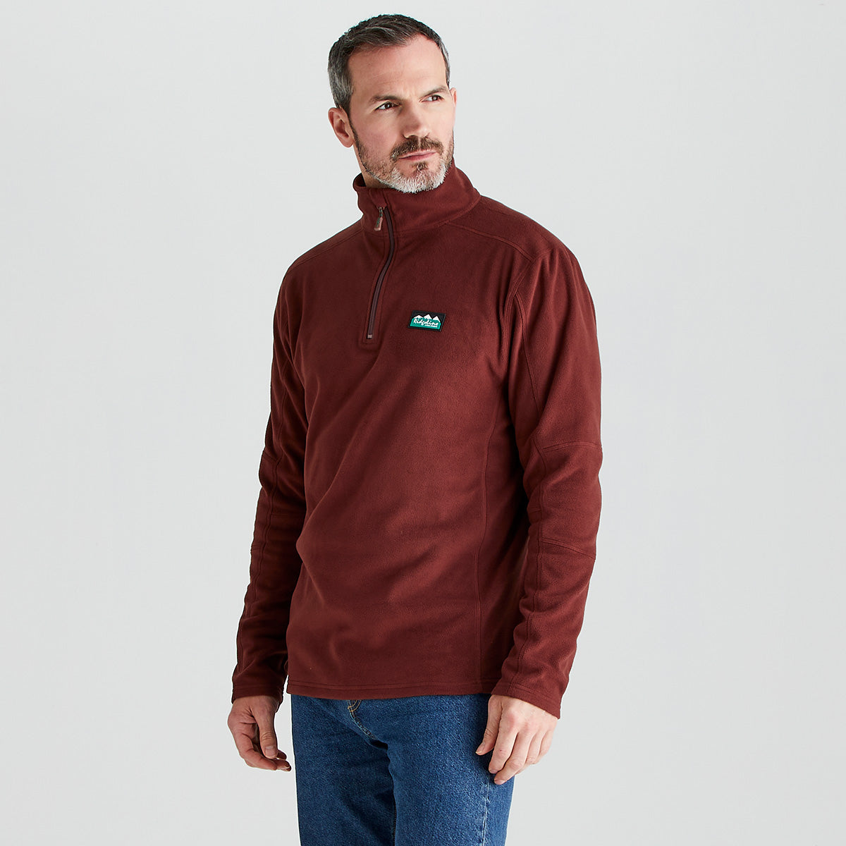 Ridgeline Men's Narvik Fleece – Oxblood