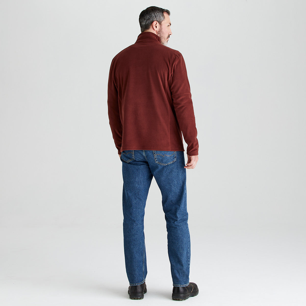 Ridgeline Men's Narvik Fleece – Oxblood