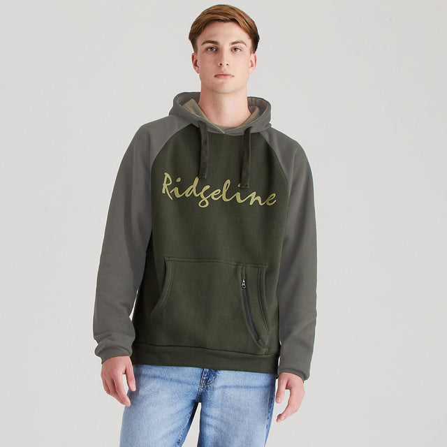 Ridgeline Men's Signature Hoodie – Deep Forest