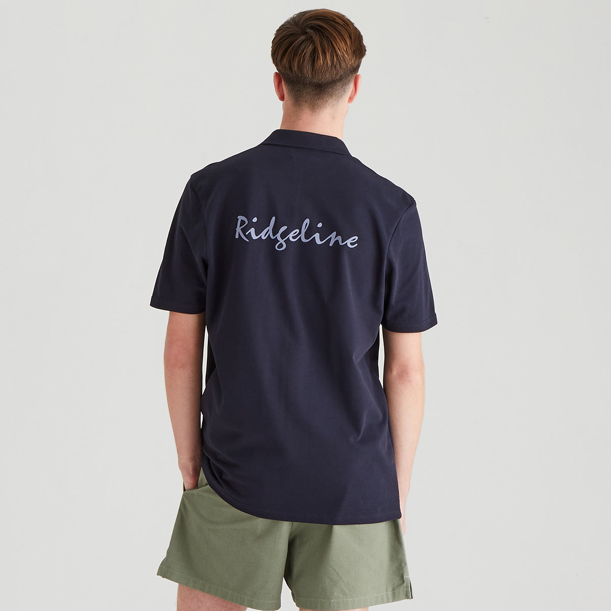 Ridgeline Men's Signature Polo Shirt – Navy