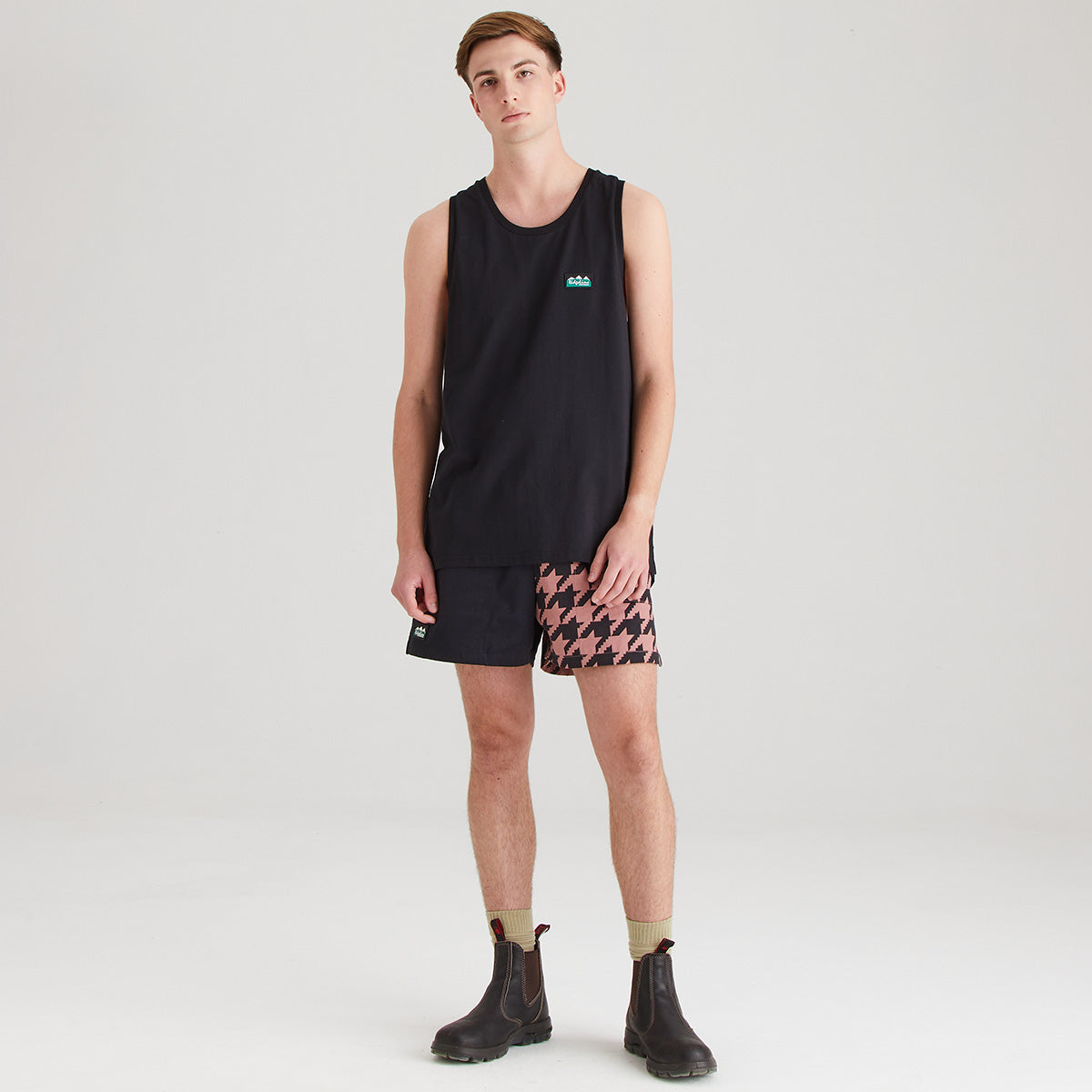 Ridgeline Men's Signature Singlet Top – Black