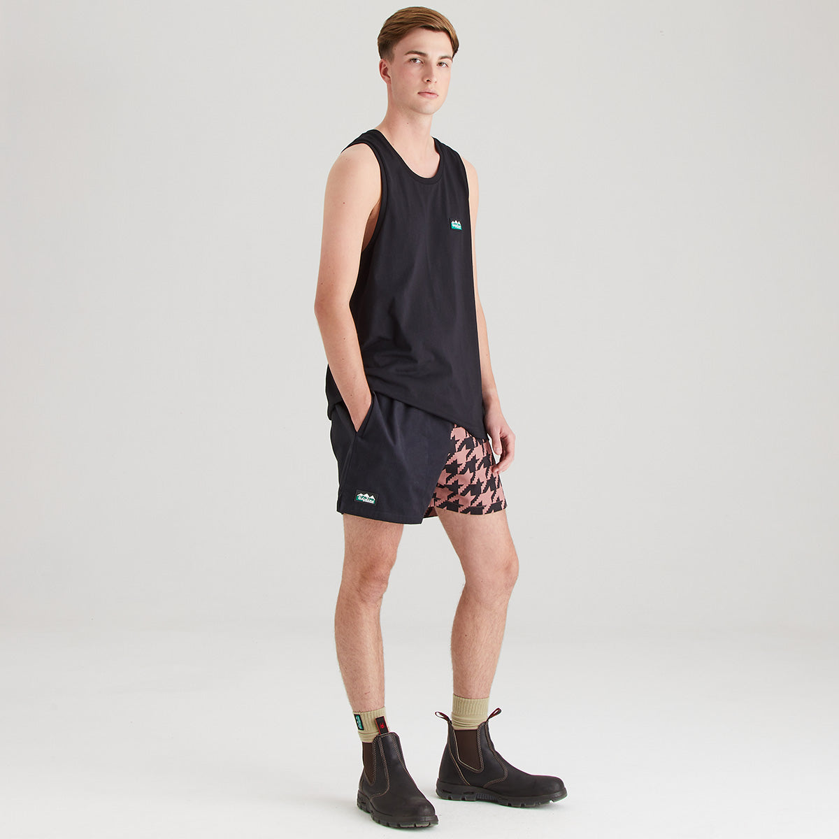 Ridgeline Men's Signature Singlet Top – Black