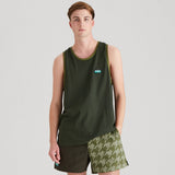 Ridgeline Men's Signature Singlet Top – Deep Forest