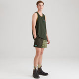 Ridgeline Men's Signature Singlet Top – Deep Forest