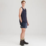 Ridgeline Men's Signature Singlet Top – Navy