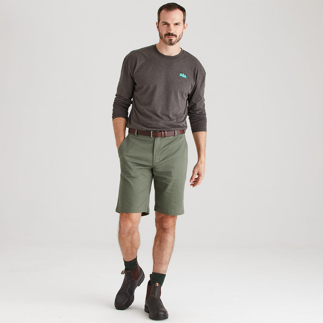 Ridgeline Men's Waxham Shorts – Khaki Green