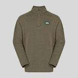 Men's Baseline Pull-on Zip Top Light Bark Marl