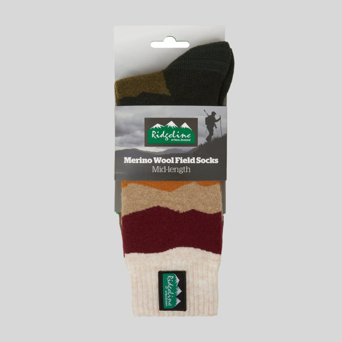 Ridgeline Merino Wool Socks Mid Length