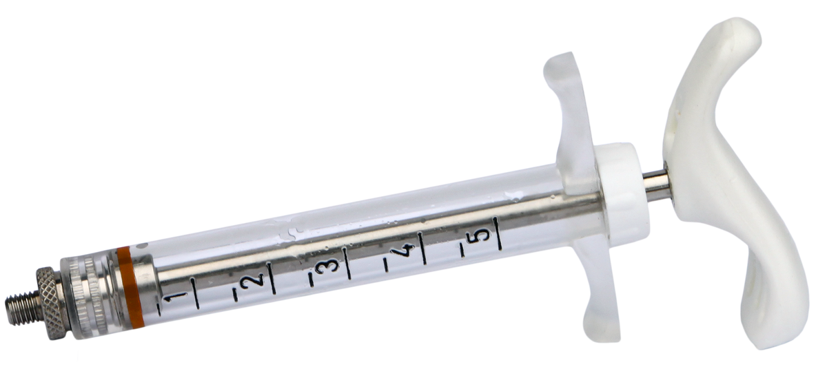 Nylon syringe 5ml threaded