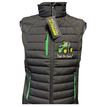 ADULTS IMPACT HYBRID GILET GREEN TRACTOR & TANKER