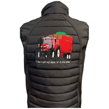 Adults Impact Hybrid Gilet Red Tractor & Trailer