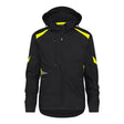 DASSY Kalama Softshell jacket Black/Fluo yellow