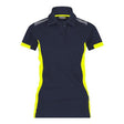 DASSY Veracruz Women Polo shirt Midnight blue/Fluo yellow