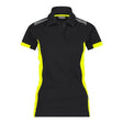 DASSY Veracruz Women Polo shirt Black/Fluo yellow