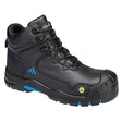 Composite Action Leather Mid Boot - Black/Blue