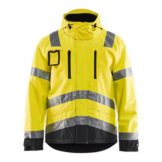 Blaklader 4837 Waterproof High-Visibility Jacket - Yellow/Black
