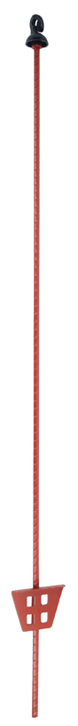 Steel pigtail post oval 105cm