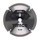 Timco PCD Fibre Cement Saw Blades