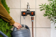 Gardena Twin Tap Connector 3/4" and 1"
