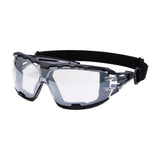 Portwest PR02 Anthracite Wraparound Plus Safety Glasses Colour MI