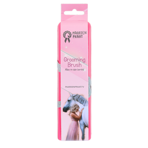 Paardenpraat Grooming Brush Pink M