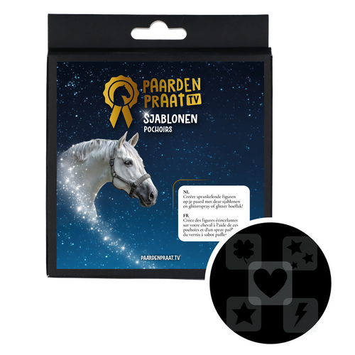 Paardenpraat TV Sjablonen 5 pieces