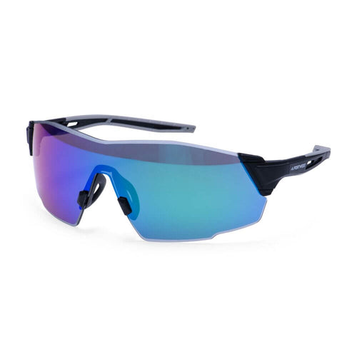PT01 - Sporty Shield Safety Glasses Blue Mirror