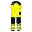 Portwest PW306 PW3 Hi-Vis Stretch Holster Pocket Trousers Yellow/Black