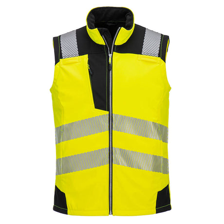 Portwest PW325 PW3 Hi-Vis Softshell Gilet (3L) Yellow/Black