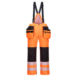 Portwest PW351 PW3 Hi-Vis Winter Trousers Orange/Black
