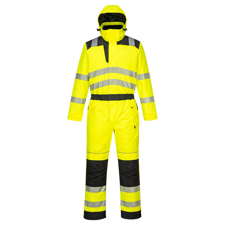Portwest PW352 PW3 Hi-Vis Winter Coverall Yellow/Black