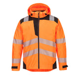Portwest PW360 PW3 Hi-Vis Extreme Rain Jacket Orange/Black