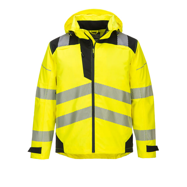 Portwest PW360 PW3 Hi-Vis Extreme Rain Jacket Yellow/Black