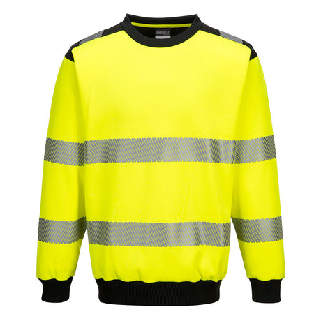 Portwest PW379 PW3 Hi-Vis Sweatshirt Yellow/Black