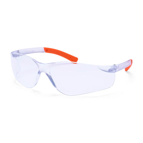 Portwest PW38 Pan View Safety Glasses Clear/Orange
