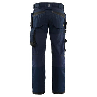 BLAKLADER 175018329900 Craftsman Trousers with stretch, Dary Navy Blue
